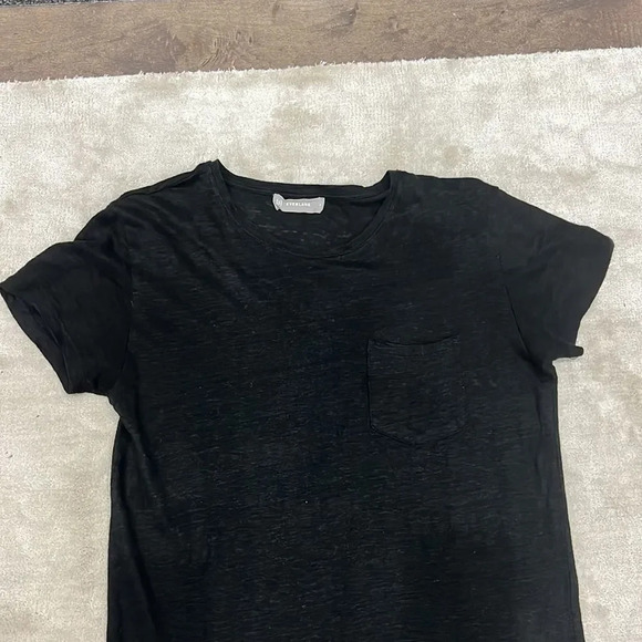 EVERLANE Womens Short Sleeved Round Neck Knee Length T Shirt Dress Black size S - Picture 6 of 8